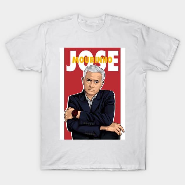 Jose Mourinho T-Shirt by Rekayasabumi